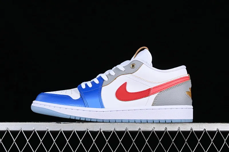 All categories Air Jordan Jordan series basketball shoes Air Jordan 1 Low G version pure original Air Jordan 1 Low "Philippines" AJ1 Joe 1 color matching low-top cultural casual sneakers FN8901-164